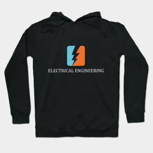 electrical engineering, engineer, text, and logo Hoodie